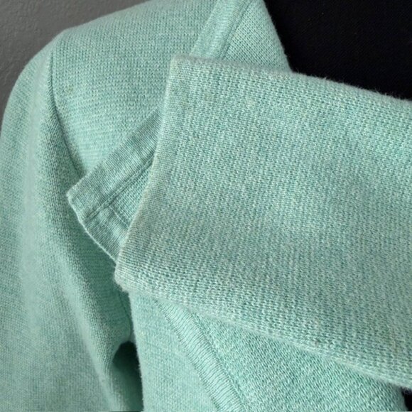 J Crew Vanessa Knit Sweater Cardigan Coatigan Mint Green XS - Picture 8 of 13